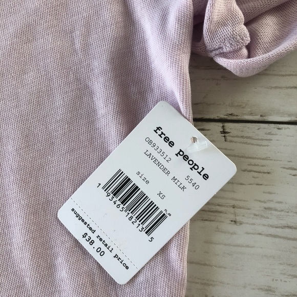 FREE PEOPLE t-shirt lavanderia milk - Picture 5 of 8